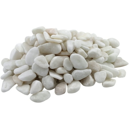 0.4 cu. ft. 0.5 in. to 1 in. Snow White Pebble (32-Pack Pallet)