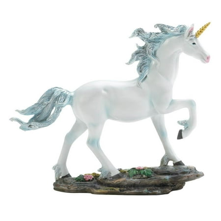 Unicorn Figurine, Small White Unicorn Decorative Home Figurines, Poly Resin (Sold by Case, Pack of 12)