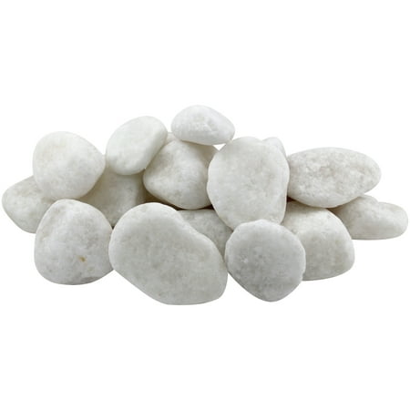 0.4 cu. ft. 3 in. to 5 in. Snow White Pebble (32-Pack Pallet)
