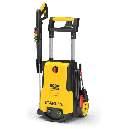 Stanley Electric Pressure Washer 2000 PSI, with Gun, Hose, Nozzles & Foam cannon, SHPW2000