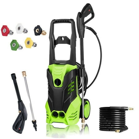 Zimtown Heavy Duty 2200PSI (Max 3000PSI) Electric High Pressure Washer 1800W 1.7GPM Jet Sprayer, Professional Power Washer Cleaner Machine, w/ Hose Nozzle Gun, Great for Cleaning Cars Trucks