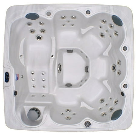 Home and Garden 6-person 71-jet Spa with MP3 Auxiliary Output and Ozone Included.