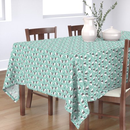 Tablecloth Polar Bear Bear Arctic Antarctic Polar Bears Nursery Cotton Sateen