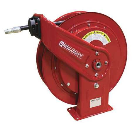 REELCRAFT HD74100 OHP Spring Return Hose Reel, 1/4" Hose Dia., 100 ft. Length,