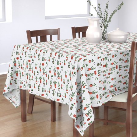 Tablecloth Cactus Plant Garden Mexico Cacti Cotton Sateen