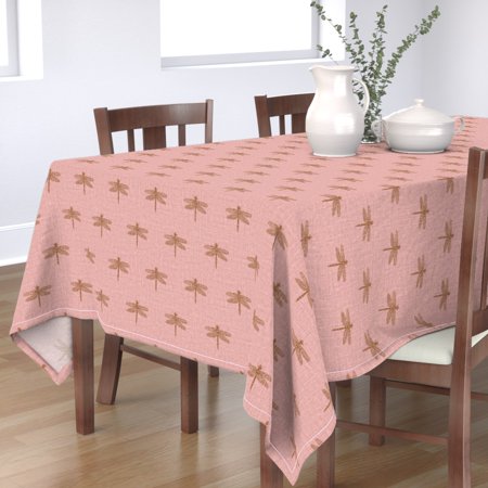 Tablecloth Dragonflies Dragon Flies Insects Erin Kendal Nature Cotton Sateen