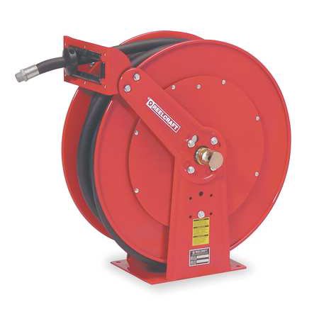 REELCRAFT FD83075 OLP 3/4" x 75 ft. Spring Return Hose Reel, Max 50 psi, w/Hose