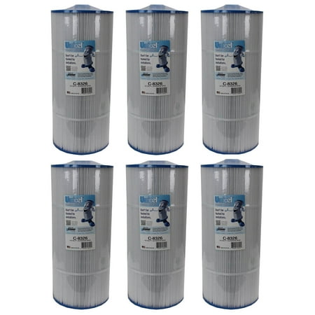 Unicel C-8326 Pool Replacement Cartridge Filter 125 Ft Sundance Spas (6-Pack)