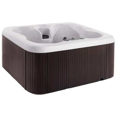 Lifesmart Spas LS100 Plus 4 Person Jetted Plug & Play Hot Tub Spa with Cover