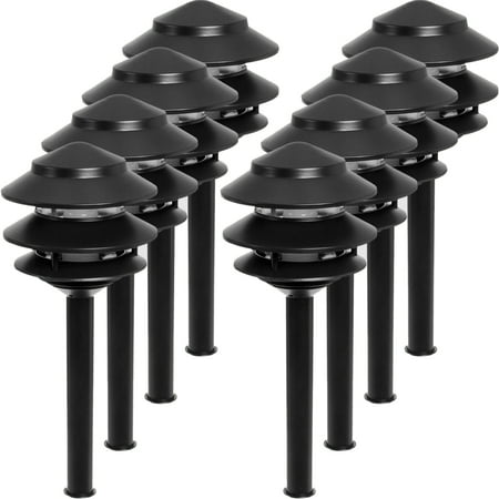 8 Pack Westinghouse 200 Lumen Low Voltage LED Pathway Light (Black)