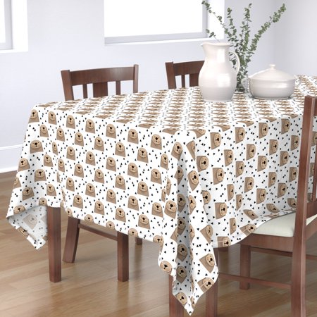 Tablecloth Otter Baby Woodland Animal Nursery Otters Cute Kids Sea Cotton Sateen