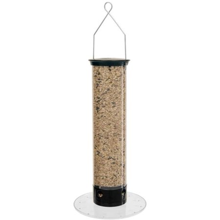 Droll Yankees Yankee Tipper Squirrel-Proof Bird Feeder, 17-Inches, 5-Lb Seed Capacity, 4 Ports, Green