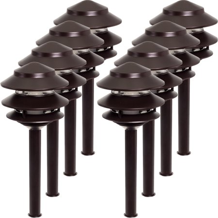 8 Pack Westinghouse 200 Lumen Low Voltage LED Pathway Light (Remington Bronze)