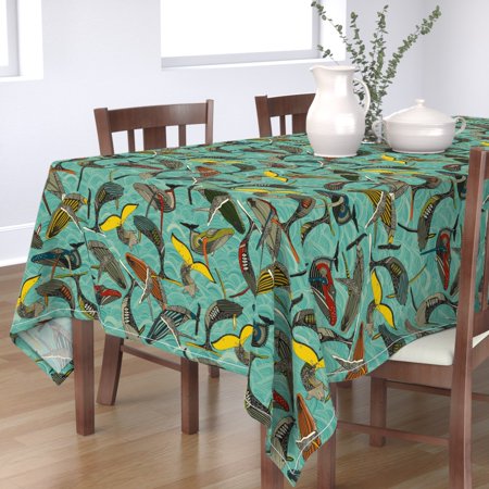 Tablecloth Humpback Whales Whale Ocean Sea Nursery Animals Cotton Sateen