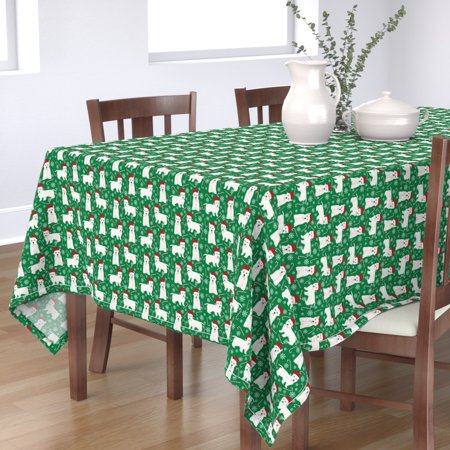 Tablecloth Westie West Highland Terrier Highland Terrier Westies Cotton Sateen