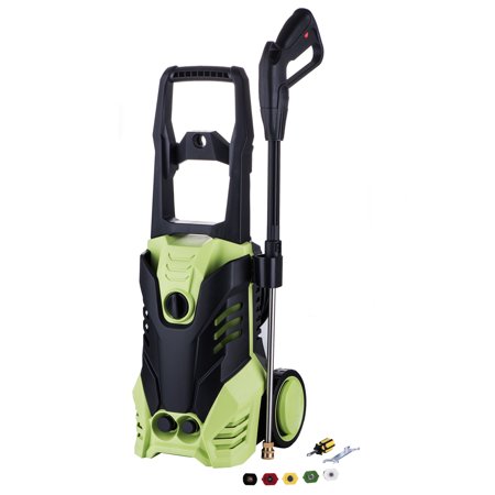 Zimtown 1800W 2200PSI (Max 3000 PSI) Electric High Pressure Washer, Professional Washer Cleaner Machine, Power Washer, with 5 Quick-Connect Spray Tips, with Hose Nozzle Gun