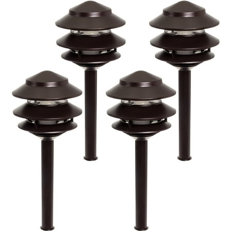 4 Pack Westinghouse 200 Lumen Low Voltage LED Outdoor Landscape Pathway Light