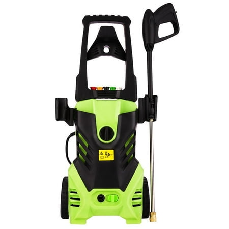 Electric Pressure Washer, Power Washer with 2200 PSI,1.8GPM, (5) Nozzle Adapter, Longer Cables and Hoses and Detergent Tank,for Cleaning Cars, Houses Driveways, Patios,and More