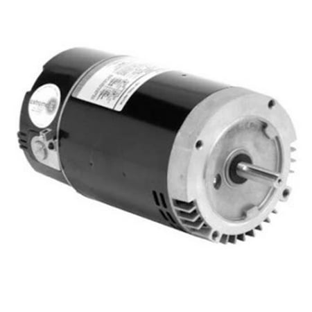 Nidec Motor ASB2977T 230V FHP Full Rated C-Face Pool & Spa Motor with Timer Open Dripproof 2-Speed Threaded Shaft