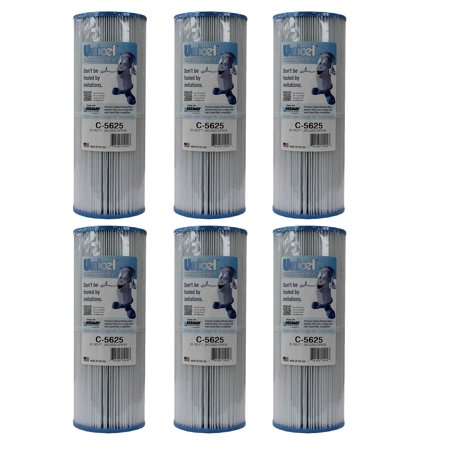 Unicel C-5625 Spa Replacement Cartridge Filter 25 Sq Ft Jacuzzi CFR-25 (6 Pack)