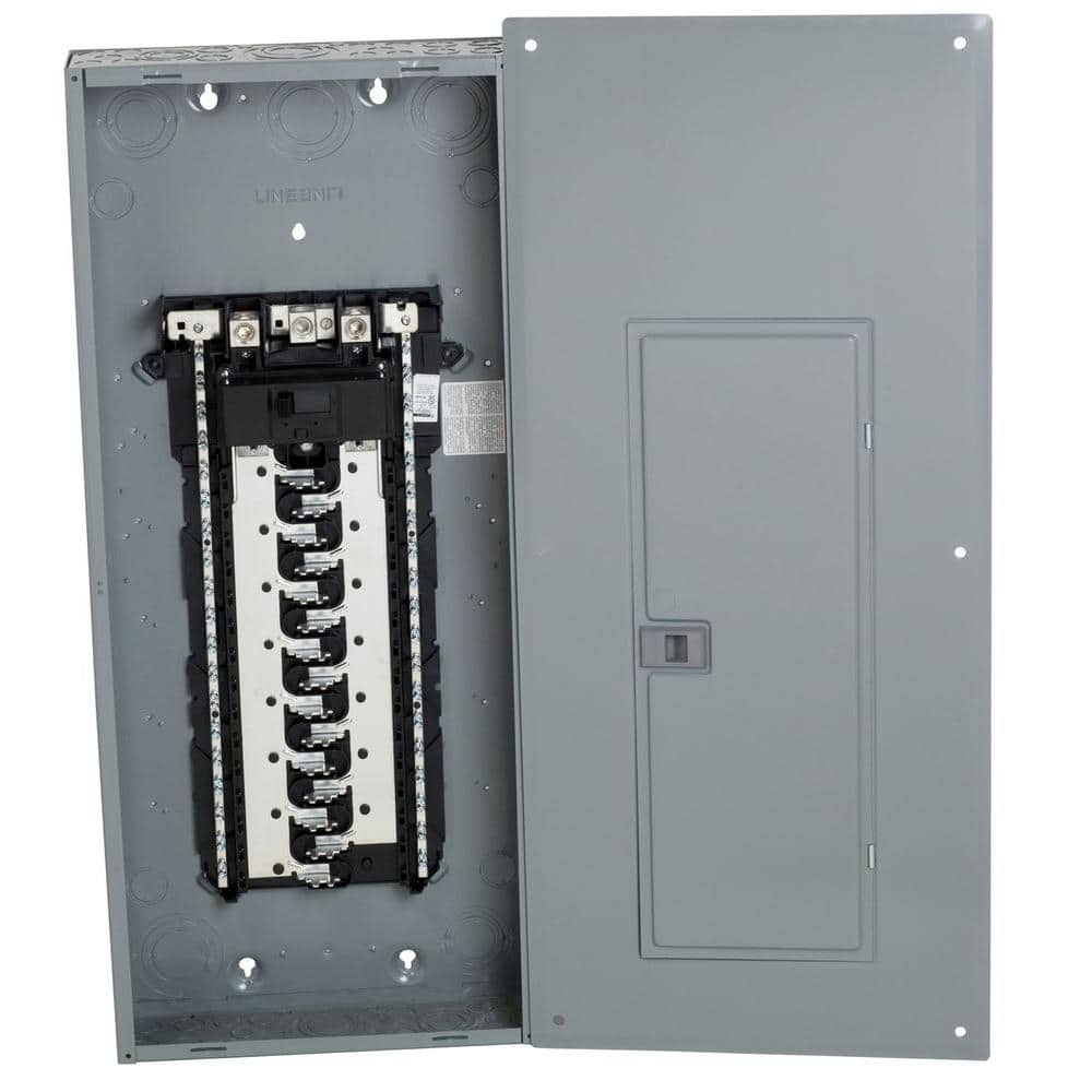 Square D Homeline 150 Amp 30-Space 60-Circuit Indoor Main Breaker Plug-On Neutral Load Center with Cover